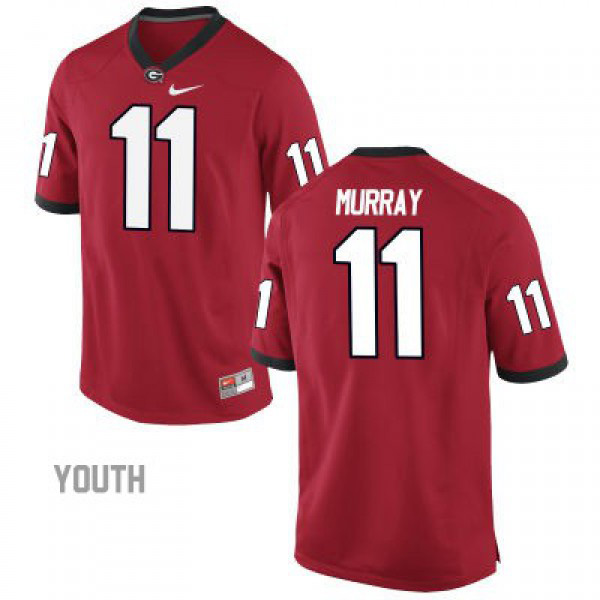 Youth Georgia Bulldogs Aaron Murray Youth #11 College Jersey - Red